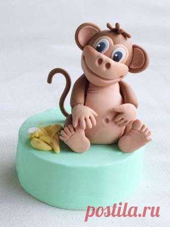 Лепим обезьяну из пластилина своими руками. МК с фото