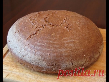 "Украинский" черный круглый хлеб