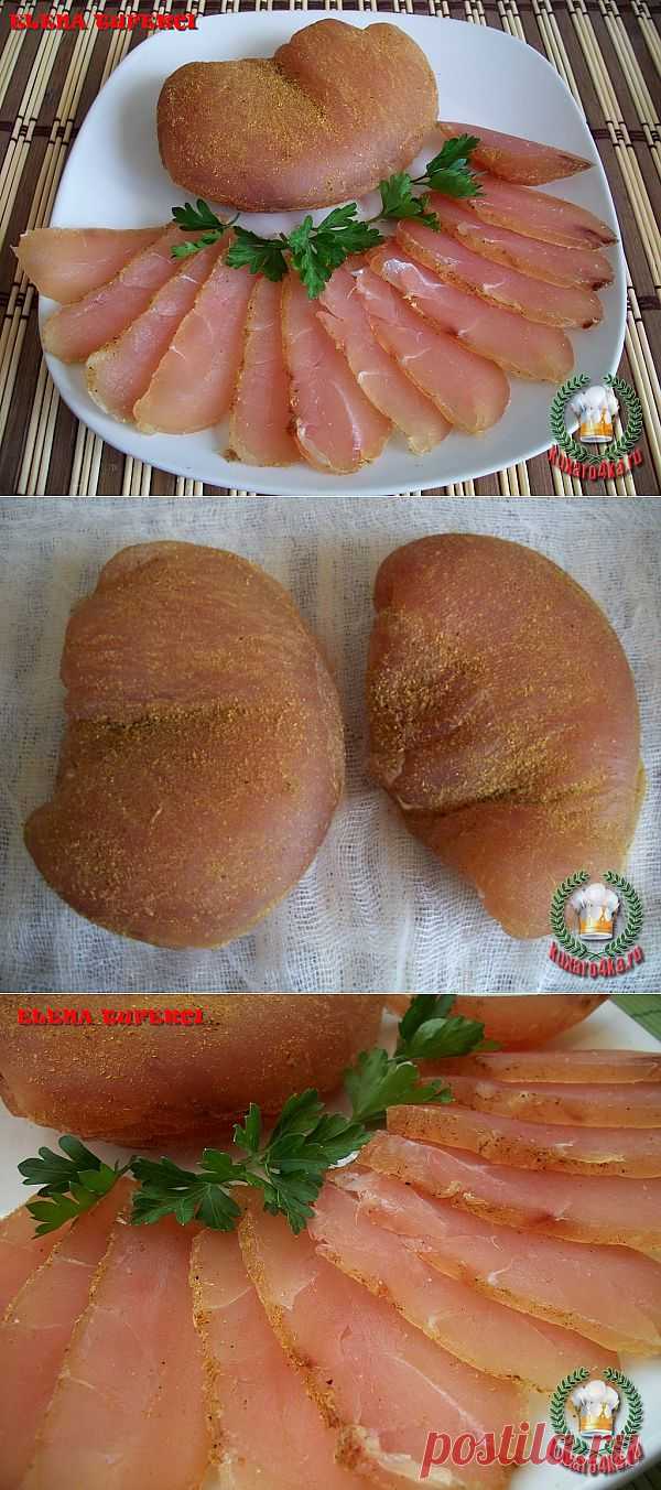 «Куриная бастурма». Вкуснее любой колбасы, это блюдо украсит праздничный стол или будет отличная закуска к пиву. Мастер-класс по приготовлению.