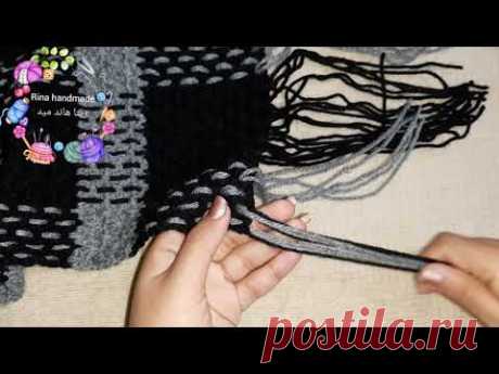 طريقة عمل شال كروشية تريند شتاء 2021 / Hand made