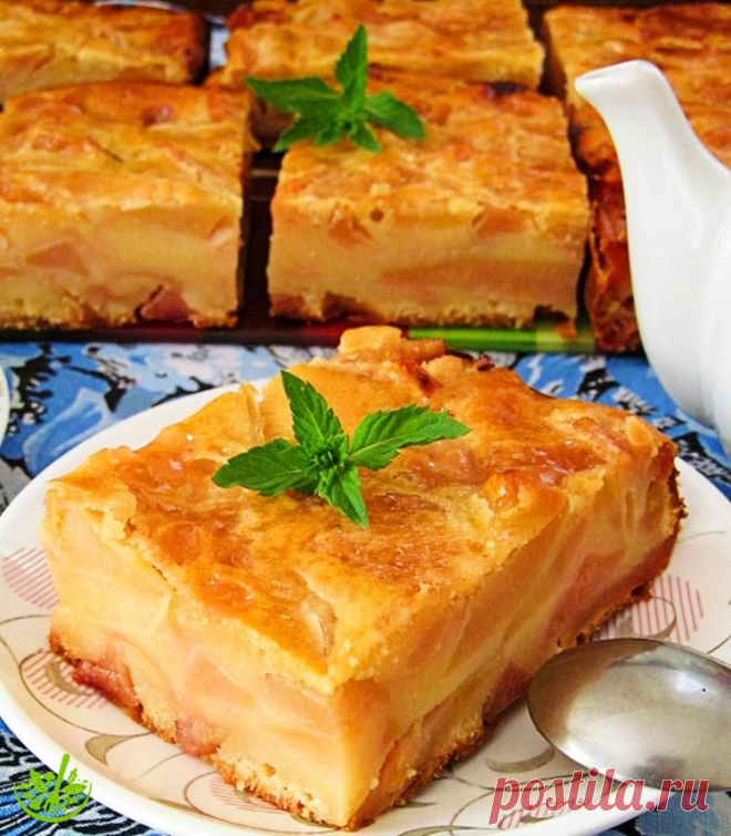 Потрясающе вкусный итальянский пирог с карамельными грушами