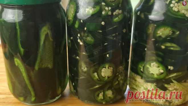 Заготовки на зиму, маринованный перец