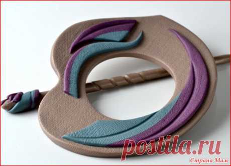 Полимерная глина. Заколки, броши для платков, шалей и трикотажа, а также многое друго