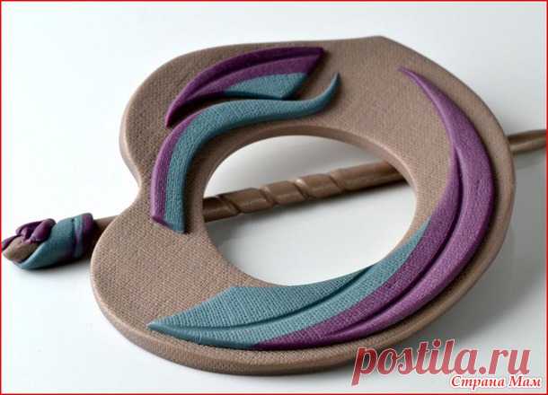 Полимерная глина. Заколки, броши для платков, шалей и трикотажа, а также многое друго