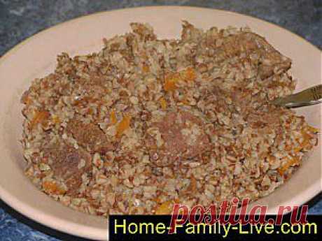 Кулинарные рецепты Гречка с мясом в мультиварке