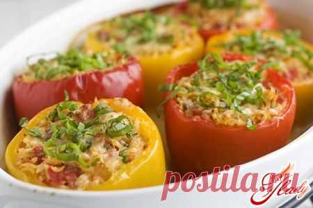 Фаршированный перец в духовке: рецепт