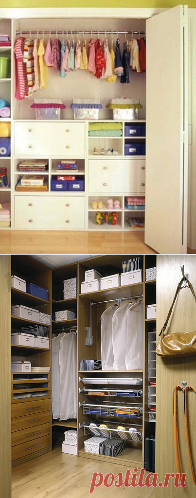 Гардеробная в хрущевке / Домоседы