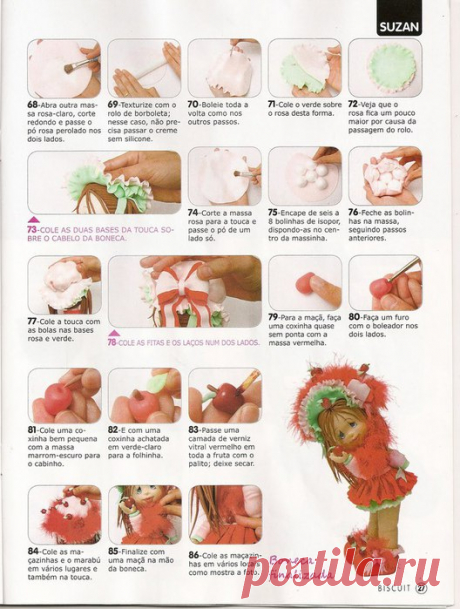 Лепка красивых кукол с фото