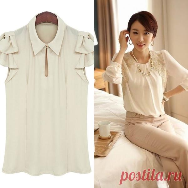 Модные шифоновые блузки на 2016 год: на фото модели и фасоны