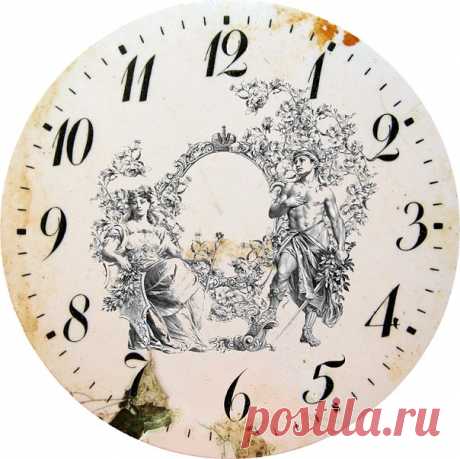 Циферблаты. Картинки для декупажа, скрапа, коллажей и т.д…. (10 фото) | WmnDay.ru - Handmade, фитнес, интерьеры