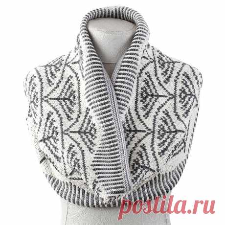 Новинка с Ravelry. 🗝⚜🗝⚜🗝 Два жаккардовых снуда. ✔Схемы