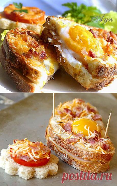 Сендвич запечённый с яйцом | Мои Кулинарные Зарисовки