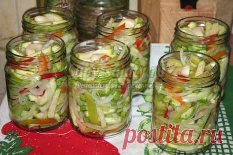 Маринуем на зиму кабачки просто и быстро
