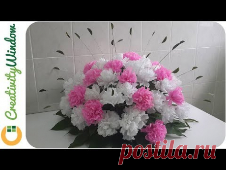 Wedding Decor: Mango Leaves and Paper Carnation Flower