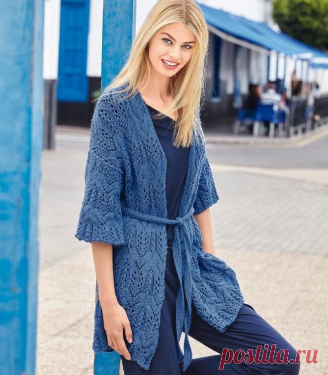 Свободный жакет с поясом Конкурс 