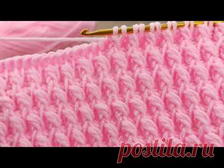 ⚡Veryy good ⚡⚡  * Super Easy  Crochet Baby Blanket For Beginners online Tutorial #tunisian #crochet