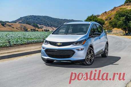 Электромобиль Chevrolet Bolt 2017 доступен за $309 на месяц
