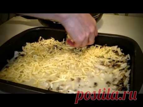 Жульен Рецепт блюда из курицы Вкусные рецепты с грибами в духовке как приготовить ужин быстро видео - YouTube