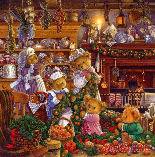 Кэрол Лоусон готовится к Рождеству