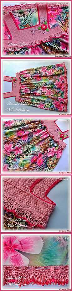 Комбинированный сарафан *Цвето | Crochet