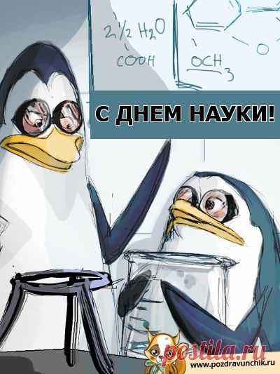 В День российской науки я желаю, чтобы каждый умный человек сделал свой вклад в ее развитие!