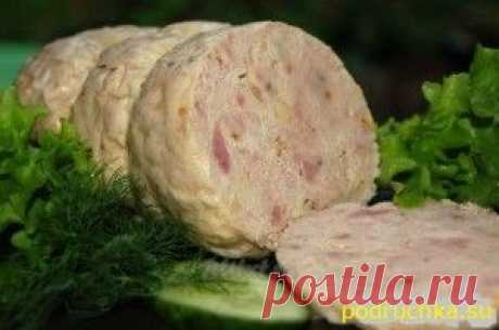 Колбаса домашняя куриная. Вкусно. | любимые блюда