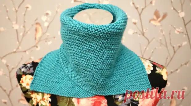 Подглядела, какую тёплую шеегрейку носят скандинавы зимой. Взяла мягкую нежную пряжу и связала себе эту красоту - Сам себе мастер - 7 ноября - 43674042165 - Медиаплатформа МирТесен