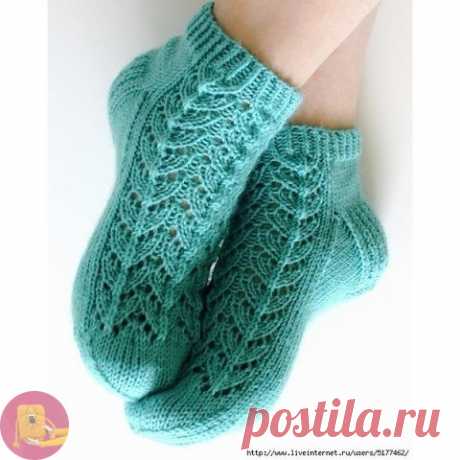 Красивые, теплые, уютные носочки — Сделай сам, идеи для творчества - DIY Ideas