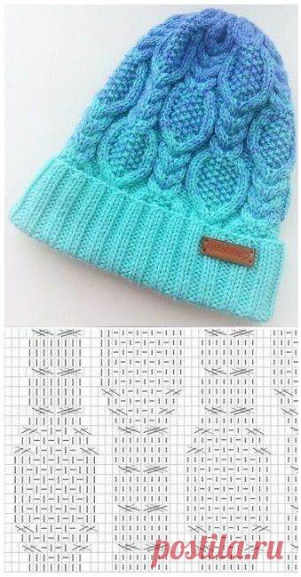 18 идей для шапки спицами. Схемы