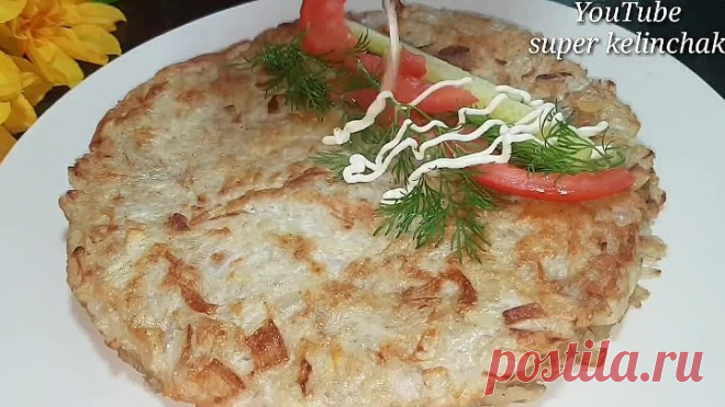 Беру 2 КАРТОШКИ,1 ЛУК! Ужин или Завтрак за 10 минутДаже остыть не успеет Быстрый,Бюджетный и вкусный