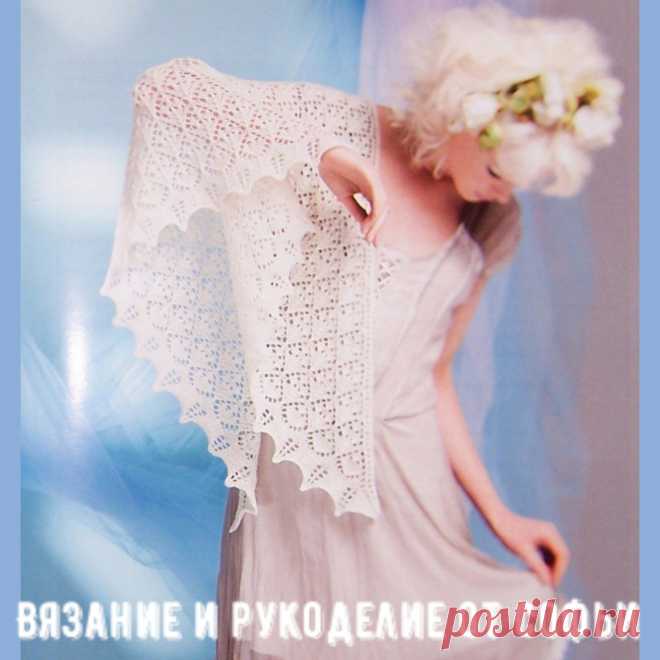 Лучшие шали спицами! Топ-7 красивых моделей | Вязание и рукоделие от Софьи | Яндекс Дзен