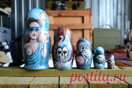 Волшебник Таро Кард русская Матрешка Бабушка ручная работа | Etsy