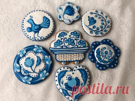 Истоки русских традиций. Роспись пряников. Гжель! - Ярмарка Мастеров - ручная работа, handmade