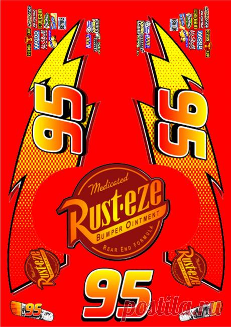 В ФотоГалерею --&gt; шаблон молния Маккуин для торта