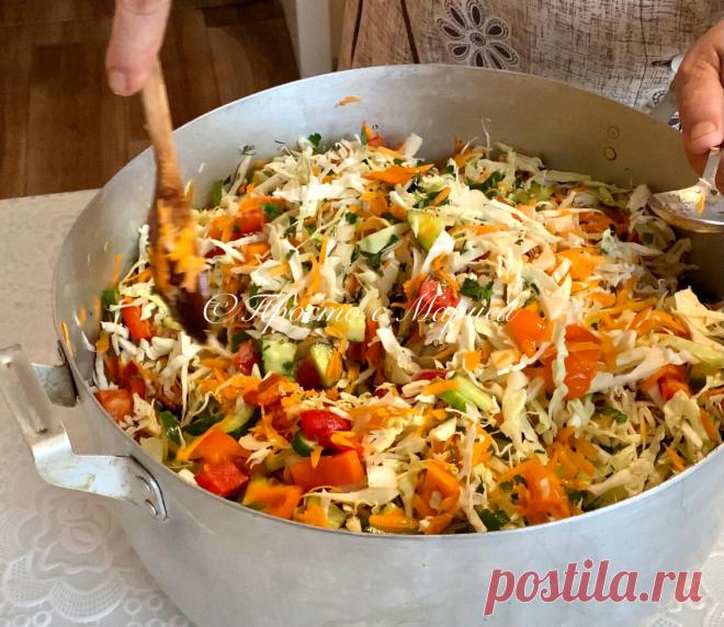 Овощной салат на зиму