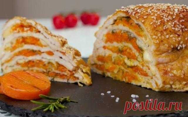 Нежная и сочная куриная грудка с сыром. Такая вкуснятина, что оторваться невозможно!
