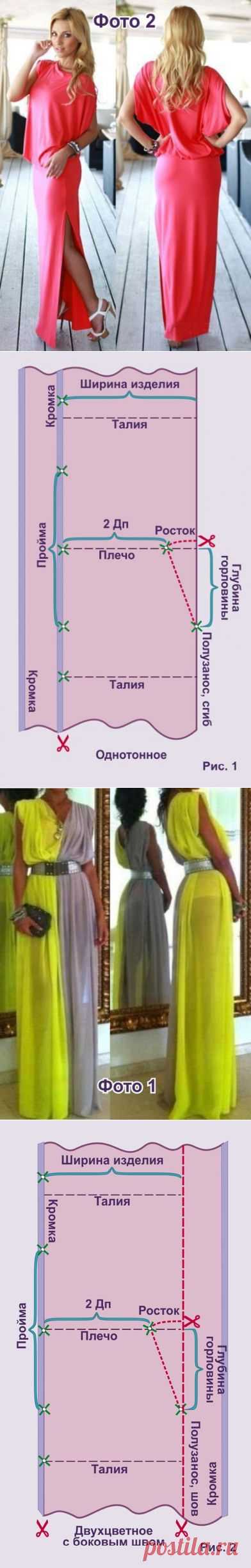 Примитивные платья (выкройка) / Простые выкройки / ВТОРАЯ УЛИЦА