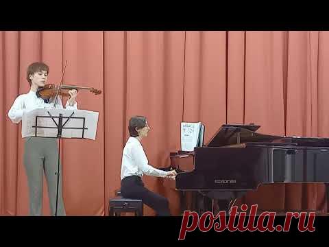 Андрей Серов. Колыбельная для скрипки на открытых струнах и фортепиано. Исполняют Ольга Ефременко (скрипка) и Виталия Арсламбекова (фортепиано).  Аудиостудия Магнитогорской консерватории. 2023 г.