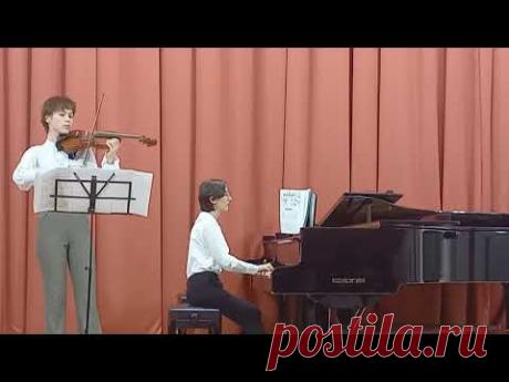 Андрей Серов. Колыбельная для скрипки на открытых струнах и фортепиано. Исполняют Ольга Ефременко (скрипка) и Виталия Арсламбекова (фортепиано). Аудиостудия Магнитогорской консерватории. 2023 г.