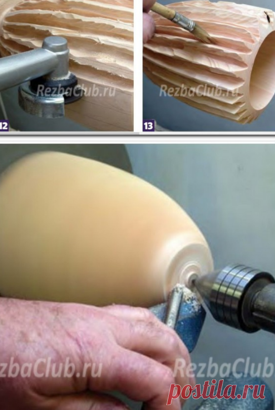 Украшение точеной вазы необычными гранями