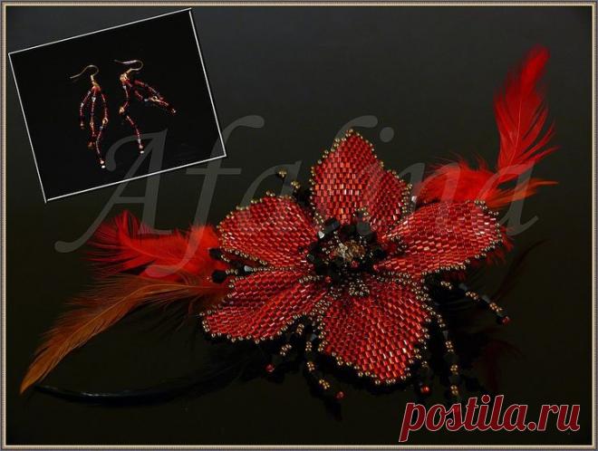 Немного бисера броши часть 2 / Бисер / Украшения из бисера: схемы, мастер классы