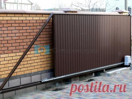 Автоматические откатные ворота Портал о ландшафтном дизайне - обзор лучших дизайнерских идей и секретов по уходу за домом, садом и дачей.