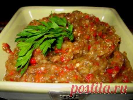 Кьопоолу(баклажанная икра) - болгарская кухня : Баклажаны, кабачки