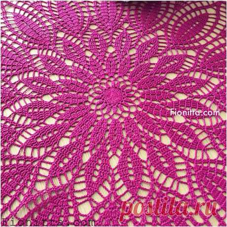 Claret elegant doily | | Fionitta crochet