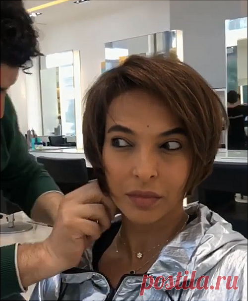 «Грамотная» стрижка с лёгкой укладкой, которая подойдёт, и для тонких, и для густых волос. Я такую давно искала | модница | Яндекс Дзен