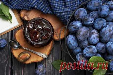 Варенье из черной сливы без косточек