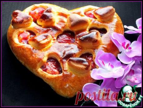 Пирог &quot;Клубничная любовь&quot; - кулинарный рецепт