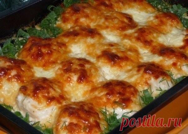 ​Куриные шарики в сливочном соусе