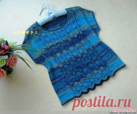 Топ "Волны или Миссони". Спицами. Схемы. / Страна Мам