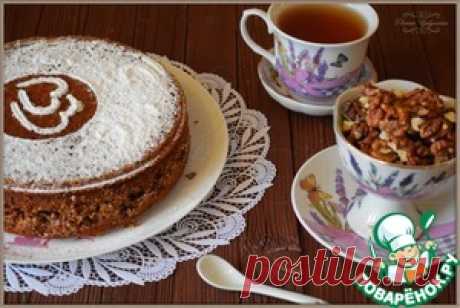 Сметанно-ореховый пирог - кулинарный рецепт